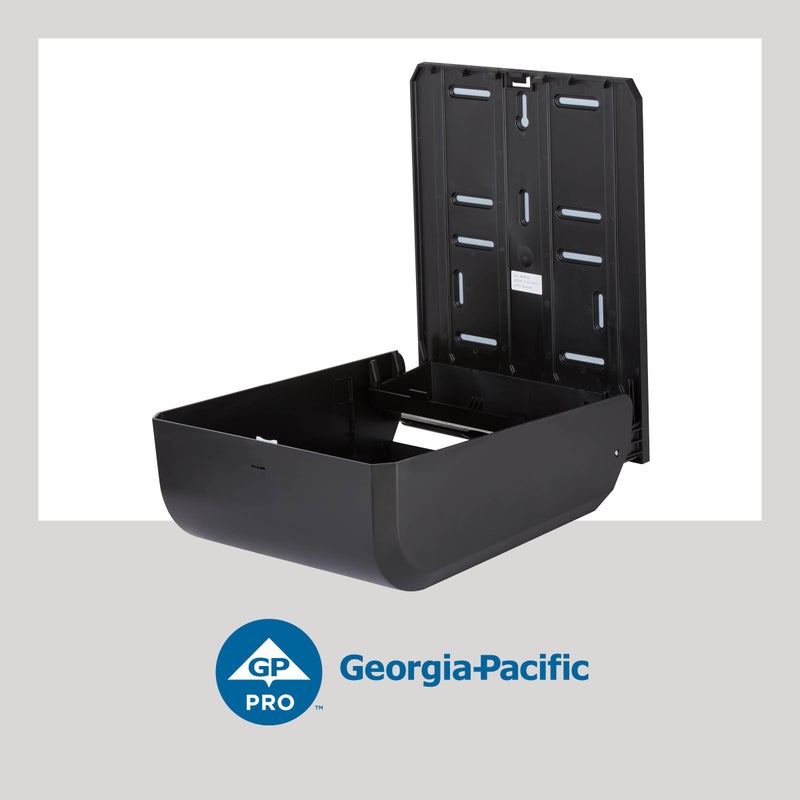 Georgia-Pacific Combi-Fold Paper Towel Dispenser, 56650A, Black - Image 3